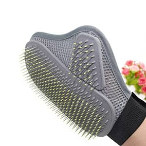 Gants Dépilatoires à Poils Souples pour Chiens et Chats - Mitaine de Toilettage Confortable